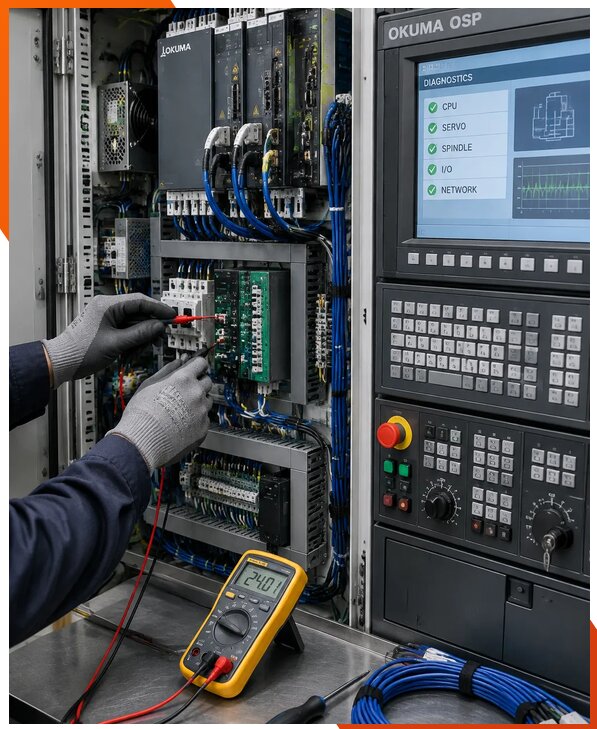 Ремонт систем ЧПУ Okuma OSP в Великом Устюге