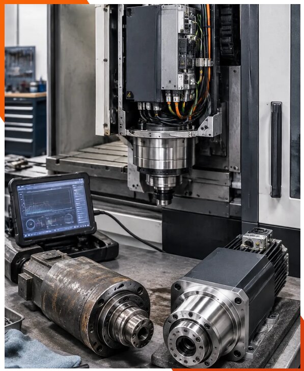 Модернизация шпиндельных приводов станков в Великом Устюге